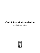 LevelOne Media Converters Guide d'installation