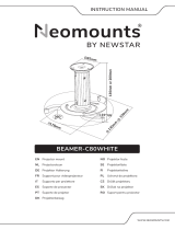 Neomounts BEAMER-C80WHITE Manuel utilisateur