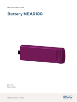 Arjo NEA0100 Battery Manuel utilisateur