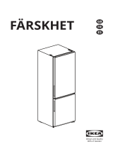 IKEA Faerskhet Bottom Freezer Refrigerator Stainless Steel Manuel utilisateur