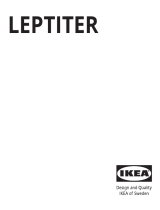 IKEA Leptiter Led Recessed Spotlight Dimmable White Spectrum Manuel utilisateur