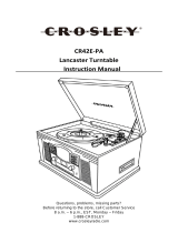 Crosley CR42E Manuel utilisateur