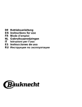 Bauknecht DBIF93 LBX ISLAND EXTRACTOR HOOD Manuel utilisateur