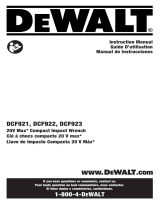 DeWalt DCF923P2 Manuel utilisateur