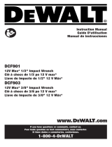 DeWalt DCF901 Manuel utilisateur