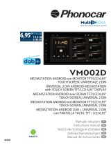 Phonocar VM002D Manuel utilisateur
