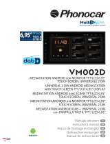 Phonocar VM002D Universal 2 Din Android MEDIASTATION Manuel utilisateur
