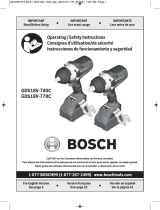 Bosch GDS18V-740C, GDS18V-770C 18v Cordless Drill Manuel utilisateur