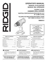 RIDGID R860012 Manuel utilisateur