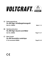 VOLTCRAFT SL-200 Digital Sound Level Meter Manuel utilisateur