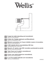 Wellis Plastic Flexible Drain S Pipe for Toilet Manuel utilisateur