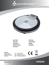 Soundmaster CD9220 Manuel utilisateur