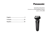 Panasonic ES-LS8A Rechargeable Shaver Manuel utilisateur