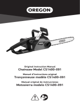 Oregon CS1400-091 Corded electric Chainsaw Manuel utilisateur