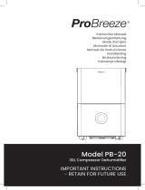 ProBreeze PB-20 Manuel utilisateur
