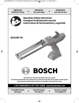 Bosch GCG18V-29 Manuel utilisateur
