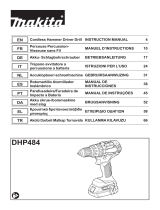 Makita DHP484RTJ Manuel utilisateur