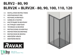 RAVAK BLRV2K-120 Manuel utilisateur