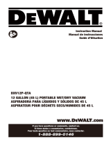 DeWalt DXV12P-QTA Le manuel du propriétaire