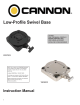 OCANNON 1903002 Low-Profile Swivel Base Manuel utilisateur