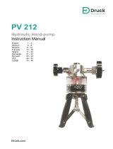 Druck PV 212 Manuel utilisateur