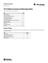 Allen Bradley Allen-Bradley 1794-IV16 FLEX I-O Digital Sourcing Input and Sinking Output Modules Manuel utilisateur