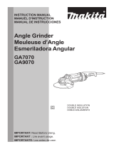 Makita GA7070, GA9070 Angle Grinder Manuel utilisateur