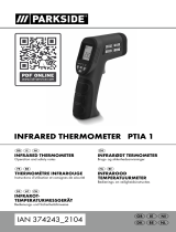 Parkside PTIA 1 Digital Laser Infrared Thermometer Manuel utilisateur