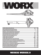 Worx WG583E, WG583E.9 Cordless Blower, Vacuum, Mulcher Manuel utilisateur
