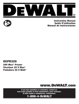 DeWalt DCPR320B Manuel utilisateur