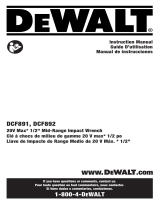 DeWalt DCF891Q1 Le manuel du propriétaire