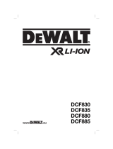 DeWalt DCF830 Manuel utilisateur