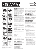DeWalt DXCM024-0393 Manuel utilisateur