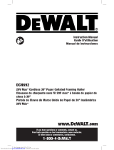 DeWalt DCN692 Manuel utilisateur