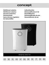 Concept OV2016, OV2116 Air Dehumidifier Manuel utilisateur