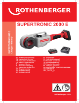 Rothenberger Supertronic 2000 E Manuel utilisateur