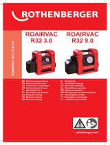 Rothenberger ROAIRVAC R32 3.0, R32 9.0 Vacuum Pump Manuel utilisateur