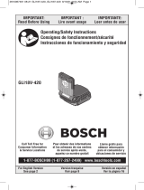 Bosch GLI18V-420 Lumen LED Rechargeable Flashlight in the Flashlights Manuel utilisateur