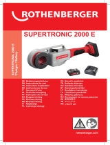 Rothenberger Supertronic 2000 E Manuel utilisateur