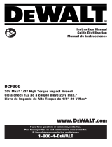 DeWalt DCF900P1 Le manuel du propriétaire