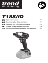 Trend T18S/IDB 18V Li-Ion TXLi Brushless Cordless Impact Driver Manuel utilisateur