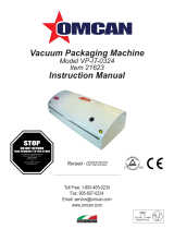 Omcan VP-IT-0324 Manuel utilisateur