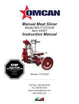 Omcan MS-IT-0319-M Manuel utilisateur