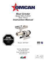 Omcan MG-IT-0032 Manuel utilisateur