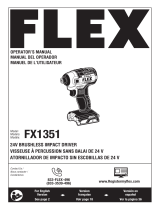 Flex FX1351 24V BRUSHLESS IMPACT DRIVER Manuel utilisateur
