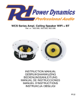Power Dynamics Professional Audio WCS Series Manuel utilisateur