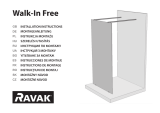 RAVAK 1400 x 2000 mm Walk In Free Shower Enclosure Manuel utilisateur
