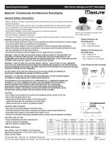 MaxLite RRCX25CSD Manuel utilisateur