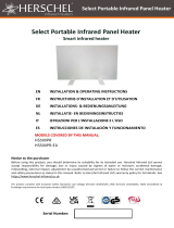 Herschel HS500PR-EU Select Portable Infrared Panel Heater Manuel utilisateur