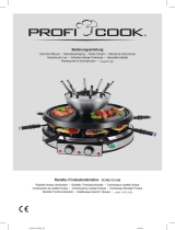 Profi Cook PC-RG/FD 1245 Raclette/Fondue Combination Manuel utilisateur